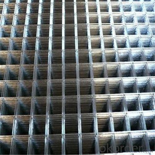 Reinforced Welded Mesh Panel Black Galvanized Construction Materials with High Quality