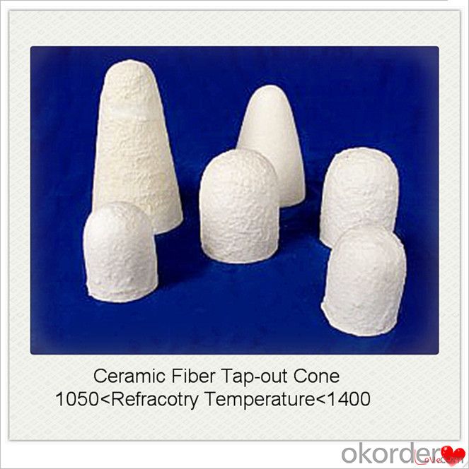 Ceramic Fiber Tap Out Cone 1260 STD Vacuum Formed Aluminium Casting