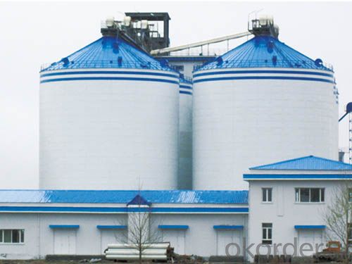 Heat Insulation Steel Silos Long Term Grain Storage