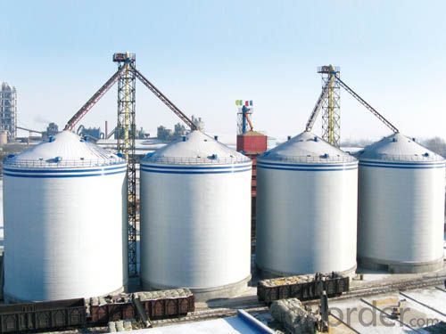 Raw Grain Silo Long Term Storage High Strength Steel Silos