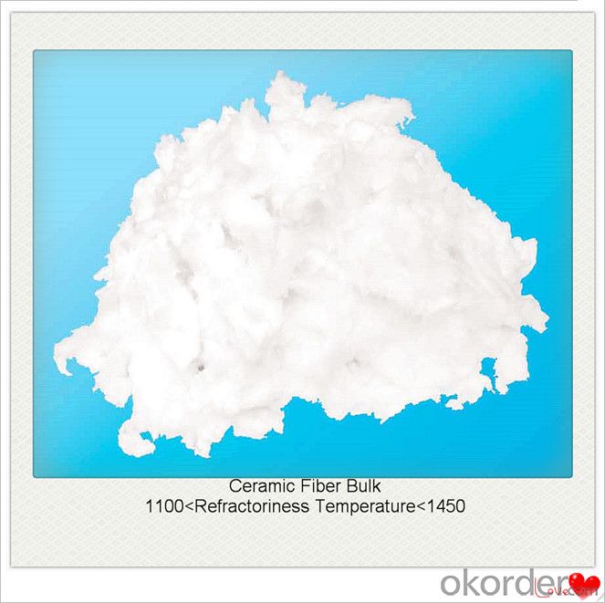 Ceramic Fiber Bulk Wool Pure White Thermal Insulation