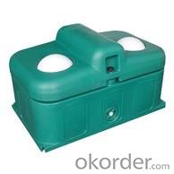 2.5 L Cast Iron Drinking Bowl-Green Powder Coated