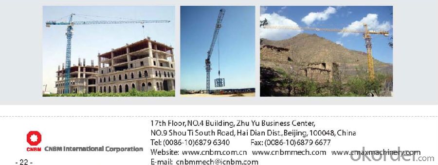 12T Construction Crane with CE Certificate