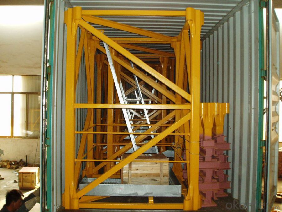 Construction Machinery QTZ125 TC6024 12t Max Load Topkit Tower Crane