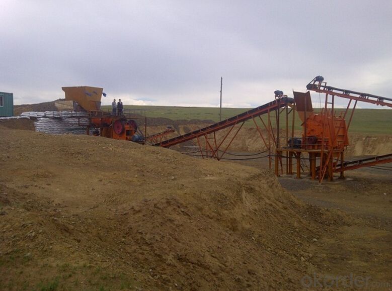 Jaw Crusher for Construction Material with Firm Structure for Welding