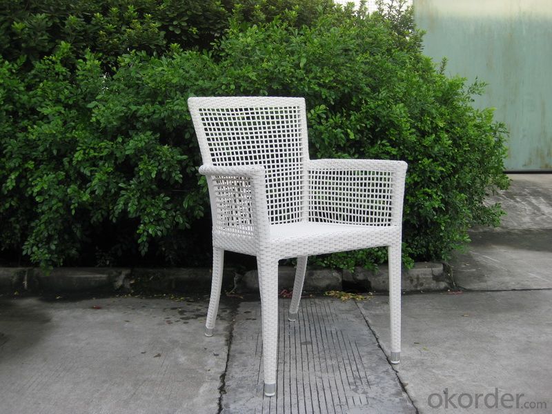 Anti-UV PE Rattan Garden Chair with Aluminum Tube, Water Proof