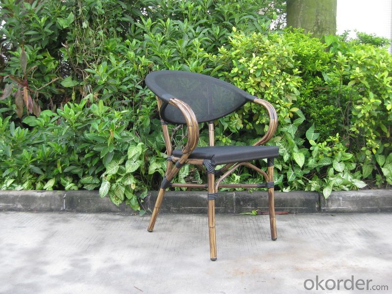 Outdoor Rattan Garden Chair with Aluminum Tube