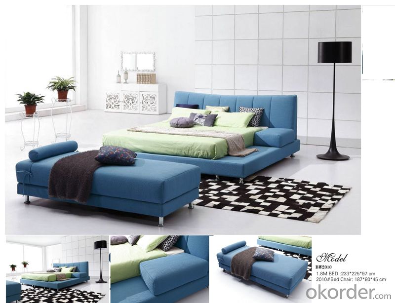 Bedroom Furniture Soft Bed with Beautiful Color