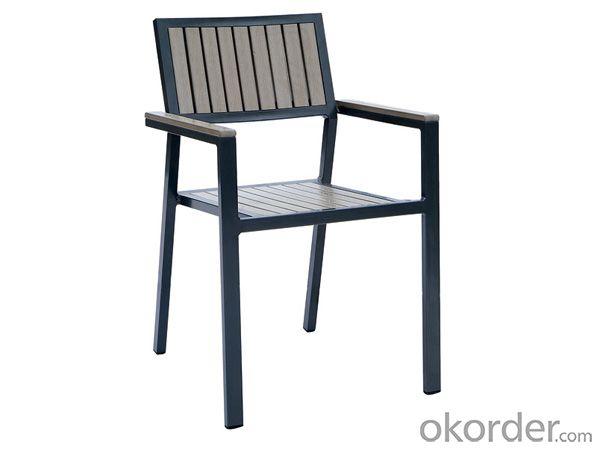 Plastic Wood+Alu Chair