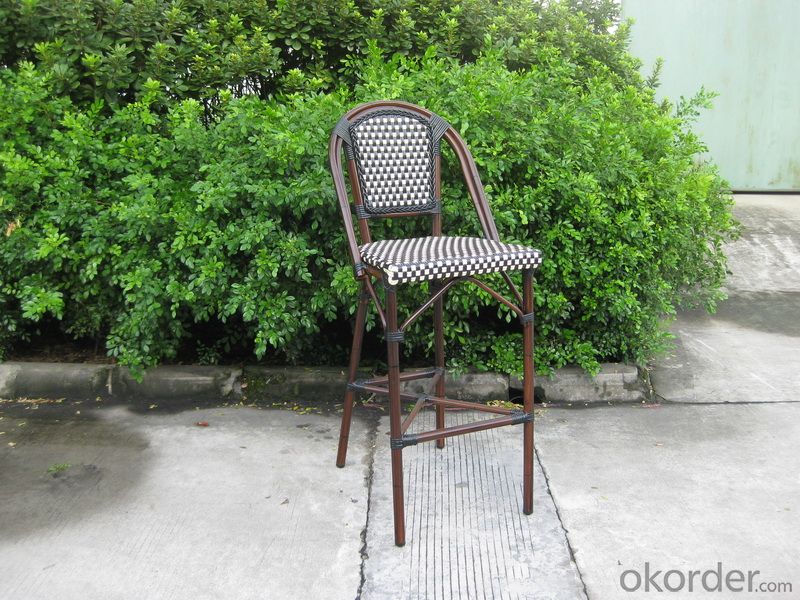 Anti-UV PE Rattan Garden Chair with Aluminum Tube, Water Proof