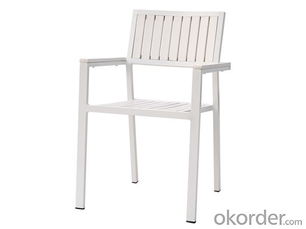 Plastic Wood+Alu Chair