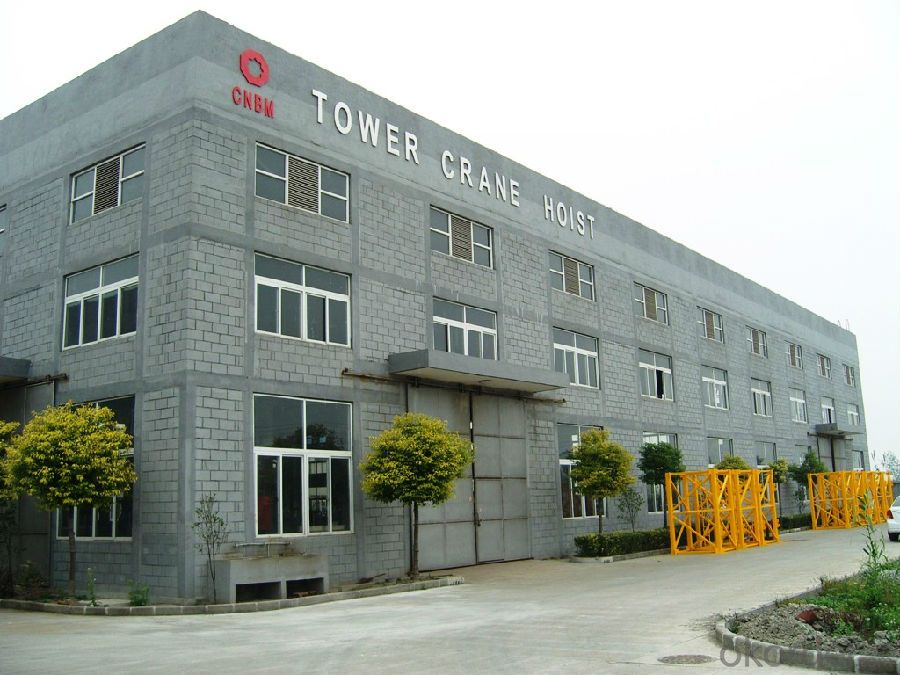 Tower Crane China Factory with CE/ISO Certificates