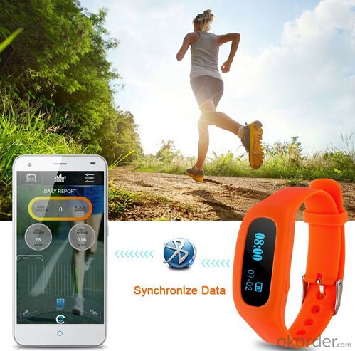 2015 Factory Best Price Wristband Calories Pedometer,Smart Sport Bracelet, Bluetooth Pedometer