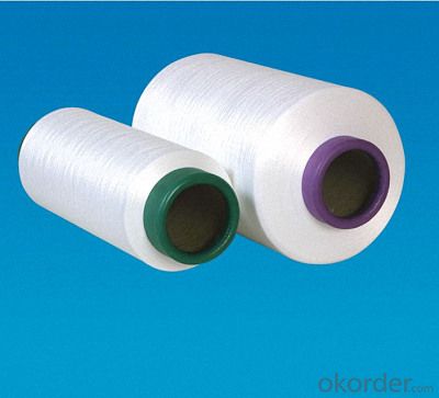 Raw White Plastic Nylon Filament Blended Yarn