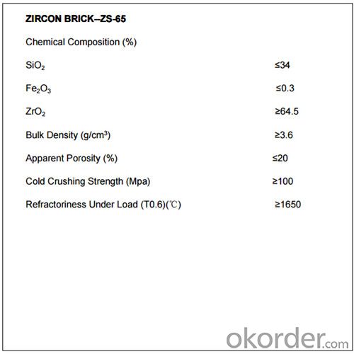 Fire Resistant Zircon Brick For Cement Kiln / Hot - blast Sto
