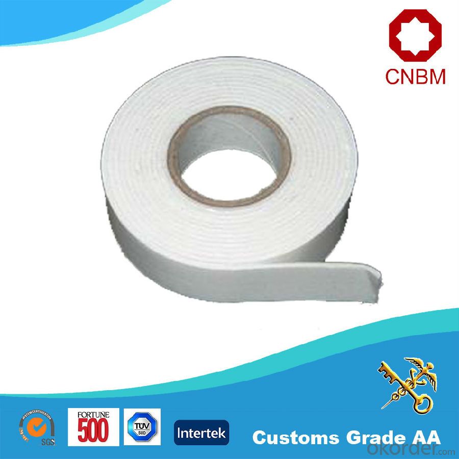 Double Sided Foam Tape EVA Foam Hot Melt/Solvent Adhesive White Release Paper China Manufacturer