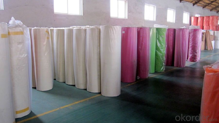 PP Spunbonded Colored Nonwoven Fabric for Suit and Garment Covers