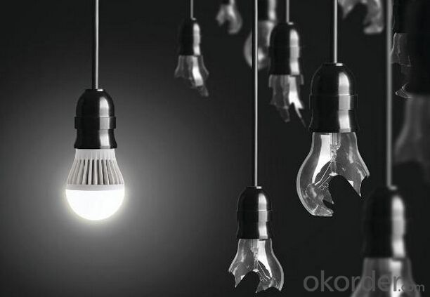 LED Bulb Light E27 3000k-4000K-5000K-6500k A60 5W CRI 80 PF0.9 400 Lumen Non Dimmable
