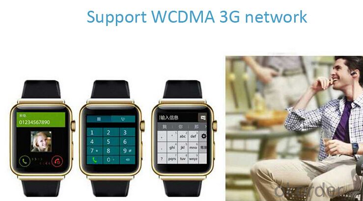 3G & WIFI Wireless Android Operate System 4.4 Smart Watch