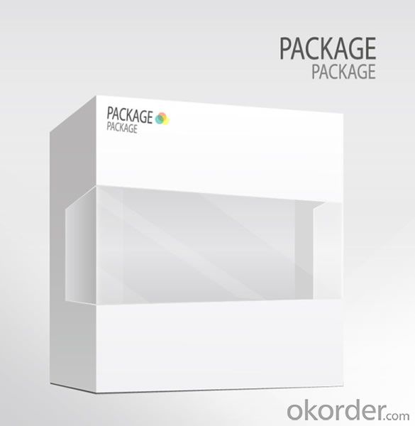 Package Box Made from Logo Color Design Paper Sheets