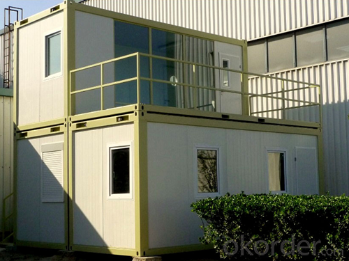 Container Houses 20ft Size EPS Wall 50mm Thickness with Toliets