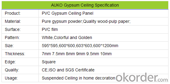 Various Types of Acoustic Perforated Gypsum Ceiling