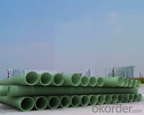 FRP Pipes Filament Winding FRP Pipe with Sand Filler