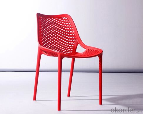 Plastic Chair,Hollow Design, Outdoor and Indoor Use