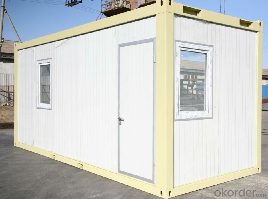 Container Houses 20ft Size EPS Wall 50mm Thickness with Toliets