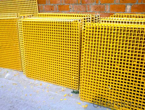 FRP Grille, FRP Pultruded Grating 40mm*40mm*thickness 30mm