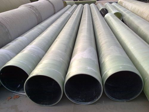 FRP Pipes Filament Winding FRP Pipe with Sand Filler