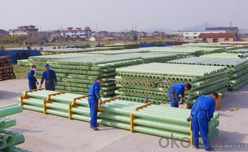 FRP Pipes Filament Winding FRP Pipe with Sand Filler