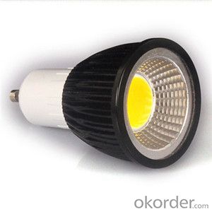 LED Spotlight Dimmable COB GU10 RA>90 120 Degree Beam Angle 85-265v with CE