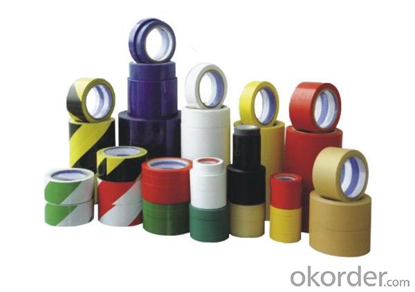 PVC Electrical Insulation Tape Smooth Safety Barricade