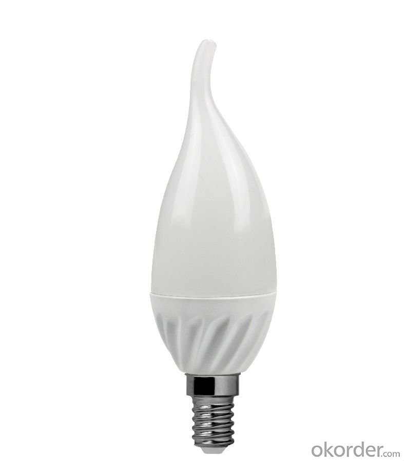 LED Candle Light E27 /E14 3000k-4000K-5000K-6500k C35 3W CRI 80  250 Lumen Non Dimmable