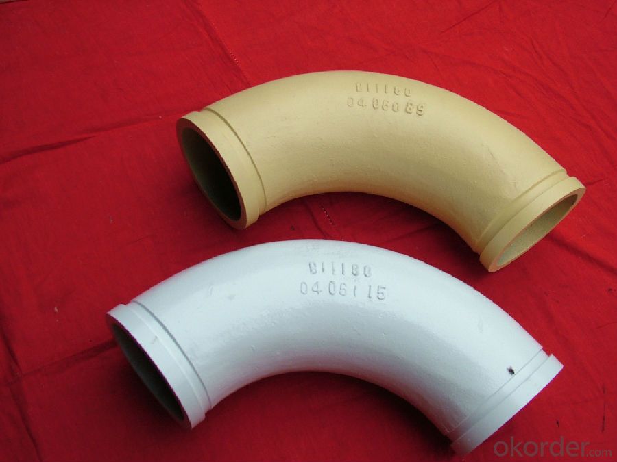Concrete Pump Elbow R275, 90DGR AC Red with High Quality