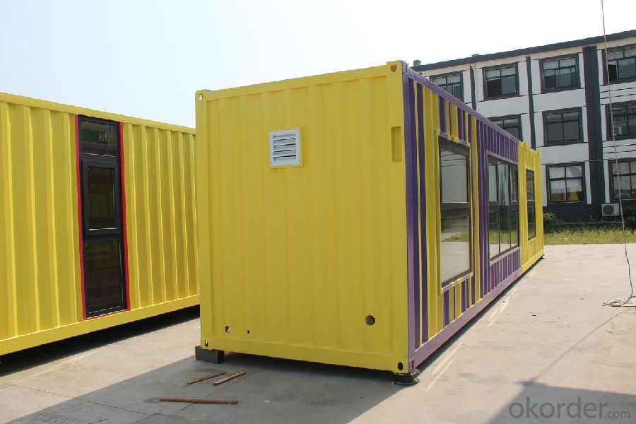 Container Cabin Steel Frame Structure Sandwich Panels Wall and Roof