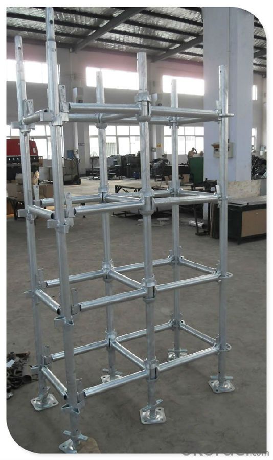 Galvanized Steel Cuplock Scaffolding System with Good Anti-rust for Large Construction CNBM