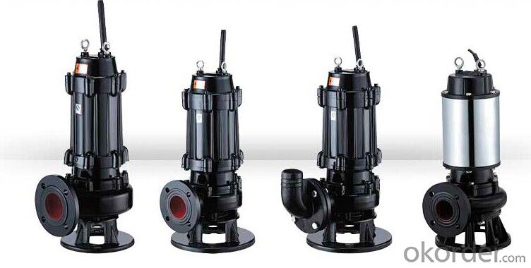 WQ Sewage Submersible Water Centrifugal Pump with High Quality