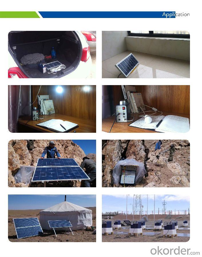 Home Off-grid Solar Power System DC Lighting JS-SPS-15