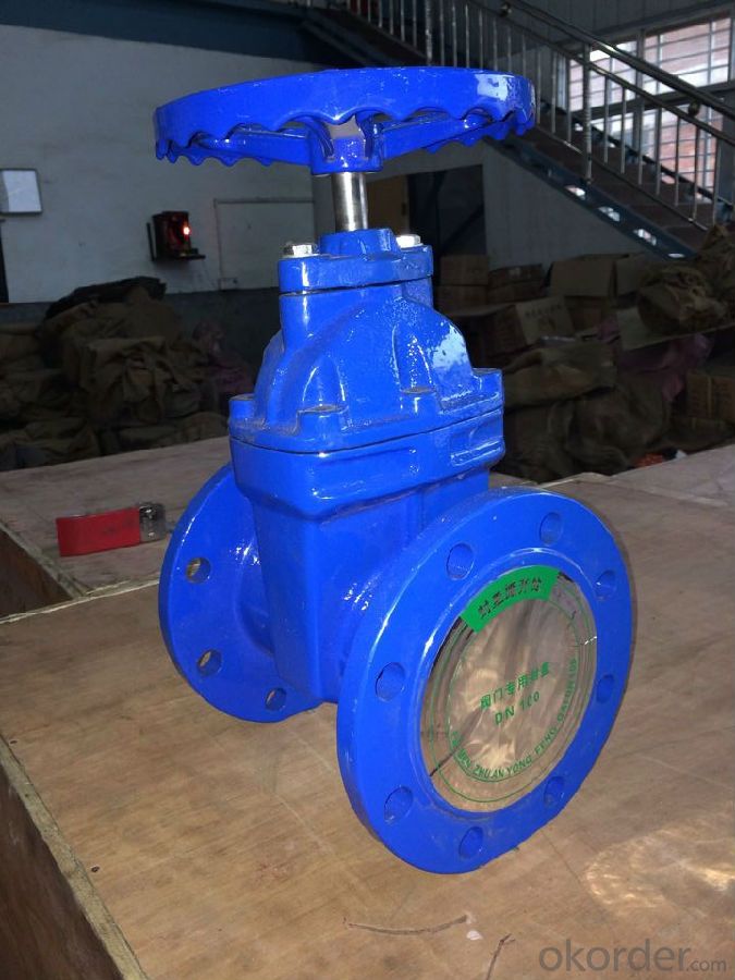 Non-rising Stem Resilient Seated Gate Valve Made of Metal