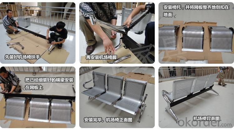 KXF- Aluminum Alloy Waiting Chair for Hospital and Airport
