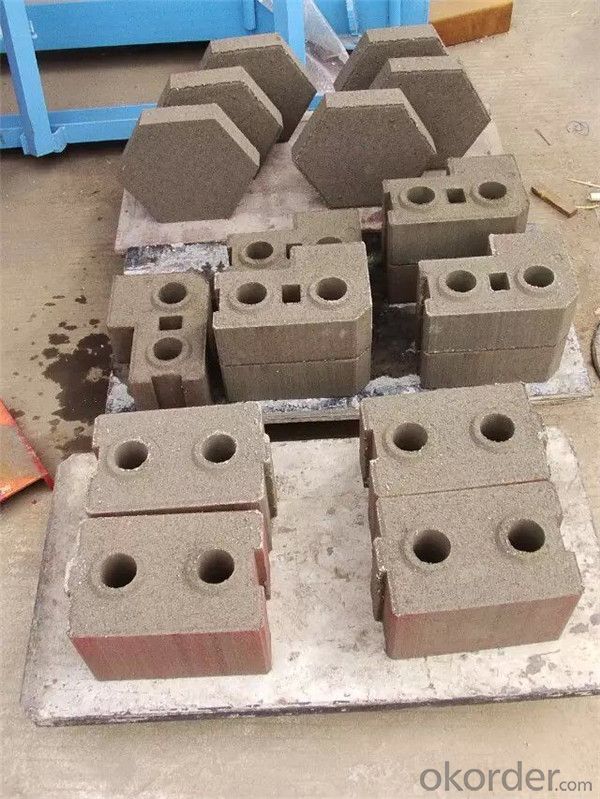 Manual Block Brick Making Machine QTJ4-40 on sale