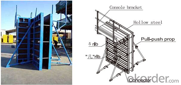 Steel Frame Formwork GK120 with Favorable Prices for High-rise Buildings
