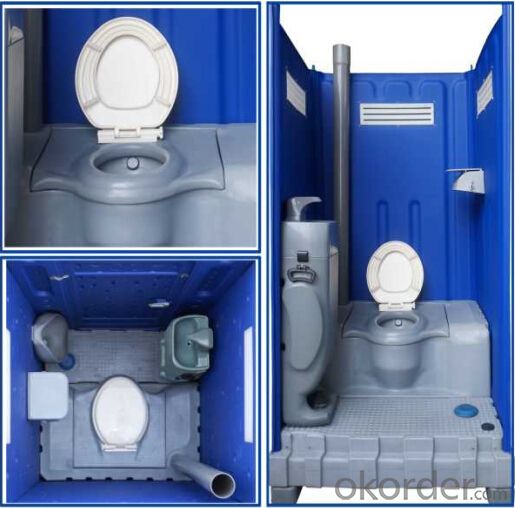 Fiberglass Insulation in Public Portable Toilets Made in China