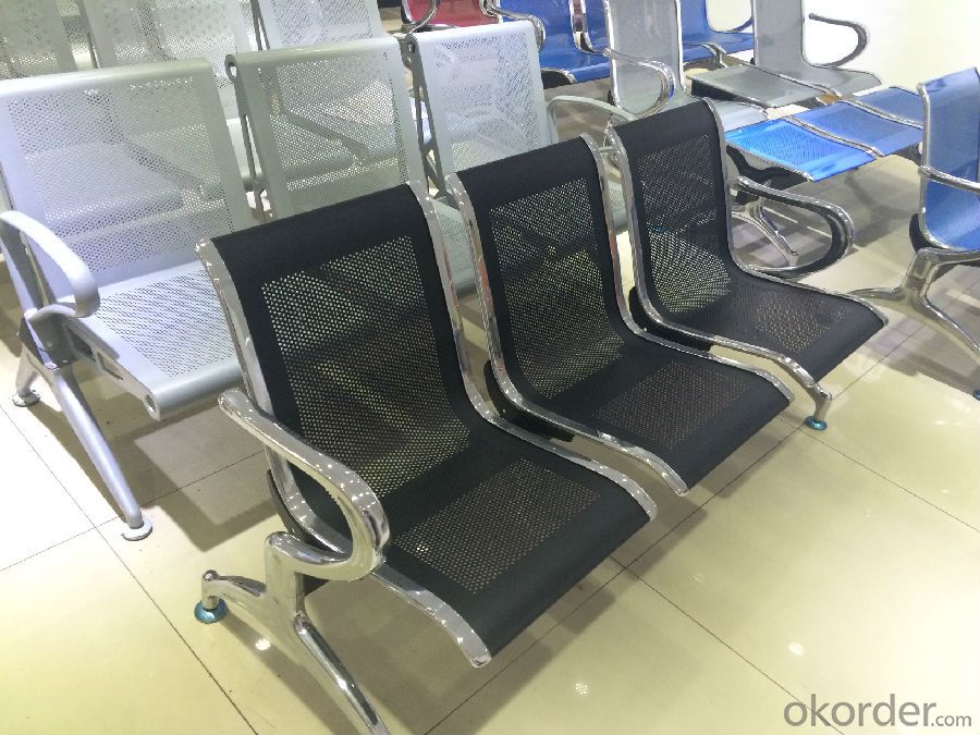 KXF- Single Transfusion Chair Steel Frame and Wooden Arms