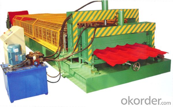 Glazed Tile Profiles Cold Roll Forming Machine