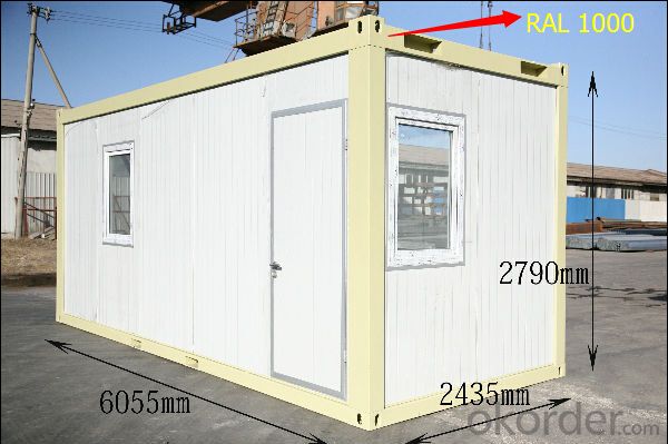 Container House Flat Pack for Office with Toilet