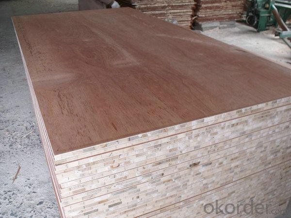 Sapele Face and Back Block Board for Furniture and Decoration use