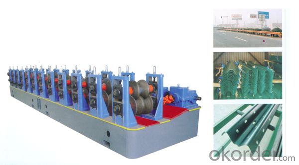 Guardrail Steel Profiles Cold Roll Forming Machine